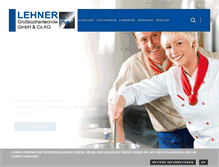 Tablet Screenshot of lehner-gastro.de